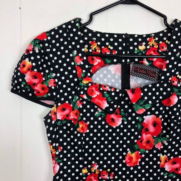 Voodoo Vixen 1950s Style Dress Sz M - Picture 3 of 12